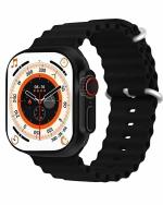 ELITE INFOTECH Bluetooth Calling Touch Watch Health Modes Music Camera ,Speaker ,Microphone, Wireless ,Operate Contacts Smartwatch (Black Strap, Free Size)