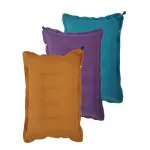 SHIVAM CART Ultralight Inflatable Air Pillow and Travel Pillow for Hiking, Camping, Traveling, Napping, Desk Rest, Neck & Lumbar Support Pack of 3 Multi Color.