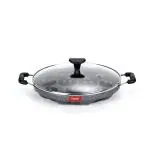 Sumeet Silver Non Stick Appam Patra With Glass Lid