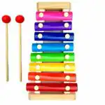 HARIDUN Xylophone Musical Toy for Kids with 8 Diffrent Tones with 2 Mallets Best Piano for Toddlers Pack of 1