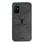 Lejaao OnePlus 8T Deer Series Black Leather, Cloth PC and TPU Mobile Back Cover