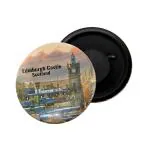 Dhcrafts Multicolor Metal Scotland Edinburgh Castle Printed Fridge Magnet, 5.8 Cm