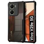 COBERTA Back Cover for Vivo V29e 5G Back Cover Case - Black Transparent