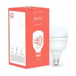 Fybros Warm White Hybrid Round Led Night Bulb Bedroom Lights For Home 40 Watts