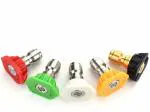 Vantro Pressure Washer Spray Nozzle Tips Multiple Degrees, 1/4 inch 5-Pack