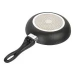 Kitchen Chef Black Aluminium Induction And Gas Stove Compatible Non Stick Frying Pan 26 cm 1.75 ltr