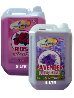 Dusty Might- Floor Cleaner Disinfectant Phenyl Liquid Surface Cleaner (Rose and Lavender) - 5LTR+5LTR