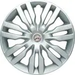 WolkomHome car Accessories Wheel Cap, Hub Cap Wheelcover Wheel Cover 14 Inch Universal for All 14 inch Wheel Size Cars Dzire 2017 OE Design Silver Set of 4 pc