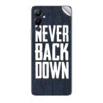 GADGETSWRAP Printed Vinyl Skin Sticker for Tecno Pova 4 - never-back-down