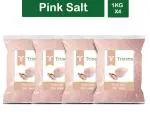 Trinetra Pink Salt 4 kg (1Kg X 4 Pack) Sendha Namak
