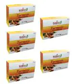 Subaxo Herbal Turmeric Soaps, Glycerin Soap, Ayurvedic Beauty Soaps, Anti Bacterial | Organic Soaps- (75g Each , Pack Of 5)