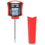 R-TEK Digital Food Thermometer Instant Read Meat Thermometer Digital Cooking Food Thermometer with Super Long Probe for Grill Candy Kitchen BBQ Smoker Oven Oil Milk Yogurt Temperature