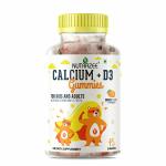 Nutrazee Calcium + Vitamin D3 Gummies For Kids & Adults, 45 Gummy Bears