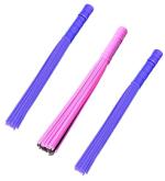ShopiMoz Bathroom, Toilet, Kitchen & Home Floor Cleaning | Long Handle Plastic Seekh Jhadu | Multicolor (hard_floor) Pack Of 3