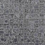 Kacper Grey Polyvinyl Chloride 3D Pvc Coated Washable Wallpapers