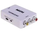 ASTOUND Mini Composite 1080P 3RCA CVBS Adapter AV to HDTV Video Audio Converter for VCR DVD 1080P