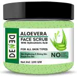 DENED Aloevera Face Scrub For Exfoliating and Moisturizing, Revitalizing And Blackhead Removel Pack of 2