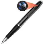 FREDI HD PLUS Black 64 Gb Mini Hidden Camera V8 Pen Spy 1080P Video Audio Recorder