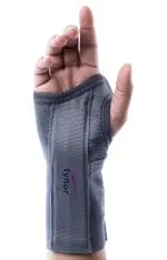 Tynor Elastic Wrist Splint, Grey, Left, Medium, 1 Unit