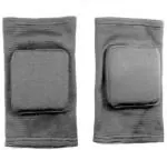 EmmEmm Black Cotton, Elastic Square Padded Knee Caps for Dancing/Cycling/Skating (Pack Of 2)