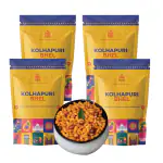The State Plate Kolhapuri Bhel| Bhadang| Murmure| Puffed Rice| Namkeen| Pack of 4 (85g each)