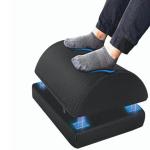Metron Dual-Height Under-Desk Foot Rest: 2 Height Settings (5 and 7) for Added Elevation | Ergonomic Foot Rest for Office Chairs | Leg Cushion Foot Rest for Under-Table Support | Washable Cover | Pack Of 1