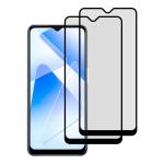 Gadgetronics [Pack of 2] Oppo A54S Matte Finish [Black] Tempered Glass Screen Protector with Edge to Edge Coverage - Easy Installation Kit