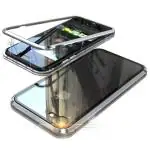 Lejaao Apple iPhone 7 Silver Aluminum, Magnet Mobile Back Cover