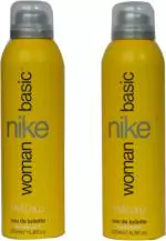 NIKE Basic Women Yellow (Pack of 2) Deodorant Spray - For Women