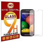 Kite Digital Motorola E Premium Tempered Glass Screen Protector Slim 9H Hardness 2.5D