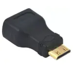 Tech Gear TV-out Cable TV-out Cable Mini Hdmi To Hdmi Adapter Male To Female Converter for HDTV Camcorder PC (Black, For TV) (Black, For TV)