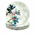 Inpro Melamine Half Plates: Lightweight Melamine Round 8 Inch Snacks Plate / Snacks Plates / Dinner Plates / Half Plate /Kitchen crockery / Melamine dinnerware / Lunch Plate / Melamine Plates / Plate Set of 6 (Half Snacks Plates)