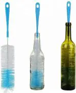 Cyber Bazaar Blue Plastic Flexible Cleaning Brush for All size Bottles (Pack of 1)