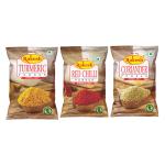 Rakesh Haldi Powder 200g + Red Chilli Powder 200g + Dhania Powder 200g(1+1+1)