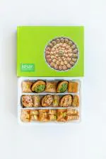 Kesar Sweets| Baklava Sweets Turkish| Baklawa Arabic Sweet| Baklava Sweets Combo (160 gms), Pure Desi Ghee Mithai, Homemade Sweets Gifts Pack for Family, Friends & Staff