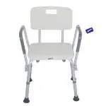 Simon's Bath chair with handles for old people in bathroom