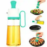 SCHOLAZSOlive Oil Dispenser Kitchen Oil Dispenser Bottle, Oil and Vinegar Dispenser Set