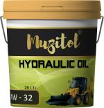 Muzitol Aw 32 Hydraulic Oil White For JCB SOIL COMPACTOR VM 115 Machines (26 Ltr W)