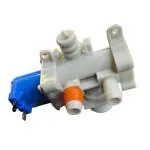 SPARESADDA Inlet Valve | Water Feed Valve 1 Way DC 12V Compatiable for LG Invertor Top Load Washing Machine [Blue]