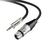SeCro 3.5Mm Male to Xlr Female Cable Microphone Cable 3Meter