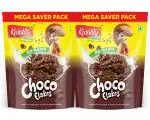 Kwality Choco Flakes 1kg[Pack of 2] | Made with Whole Wheat, 0% Maida | Source of Protein & Fiber | Richness of Chocolate | Healthy Food & Breakfast Cereal for Kids