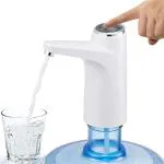 Kuppy Hoteon Automatic Water Dispenser Pump For Drinking Water Can, With Rechargeable Battery, Hassle-Free, Easy Clean, Avoid Bacterial Retention And Portable Water Pump For Home, Outdoor,Office Etc (White) Bottled Water Dispenser