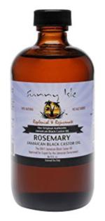 Sunny Isle Rosemary Jamaican Castor Oil, Black, 8 Oz Mielle