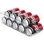 INKULTURE Soda Can Organizer Bins for Refrigerator, Drink And Beverage Holder for Fridge, Freezer, Kitchen, Countertops, Cabinets, Pantry Storage Rack | Pack of 01