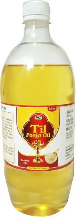 WQT Til Pooja Oil 250 ML (Sesame) For Diya and Religious Ceremonies, Akhand Jyot