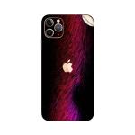 GADGETSWRAP Printed Vinyl Skin Sticker for Apple iPhone 11 Pro - Threads Glow Red Pink Abstract