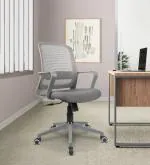 Vergo Empower Ergonomic Mid Back Mesh Office Chair (Grey)