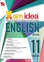 Xamidea English Core Class 11 Book | CBSE Board | Chapterwise Question Bank | Based on Revised CBSE Syllabus | NCERT Questions Included | 2024-25 Examination