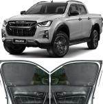 Able Elegant Half Car Magnetic Sun Shade Curtains for Isuzu D-MAX V-Cross Set of 4 Pcs