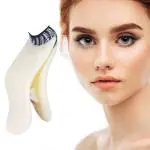 Maycreate White Stainless Steel False Eyelash Applicator Tool Lash Tweezers